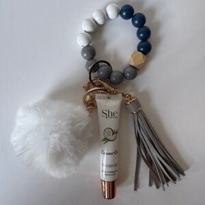 Beaded Wrist Keychain